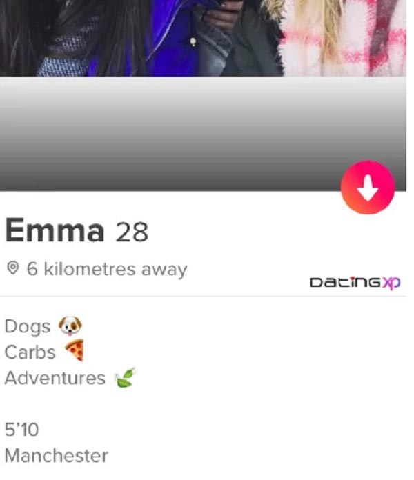 Biografías de Tinder Emma