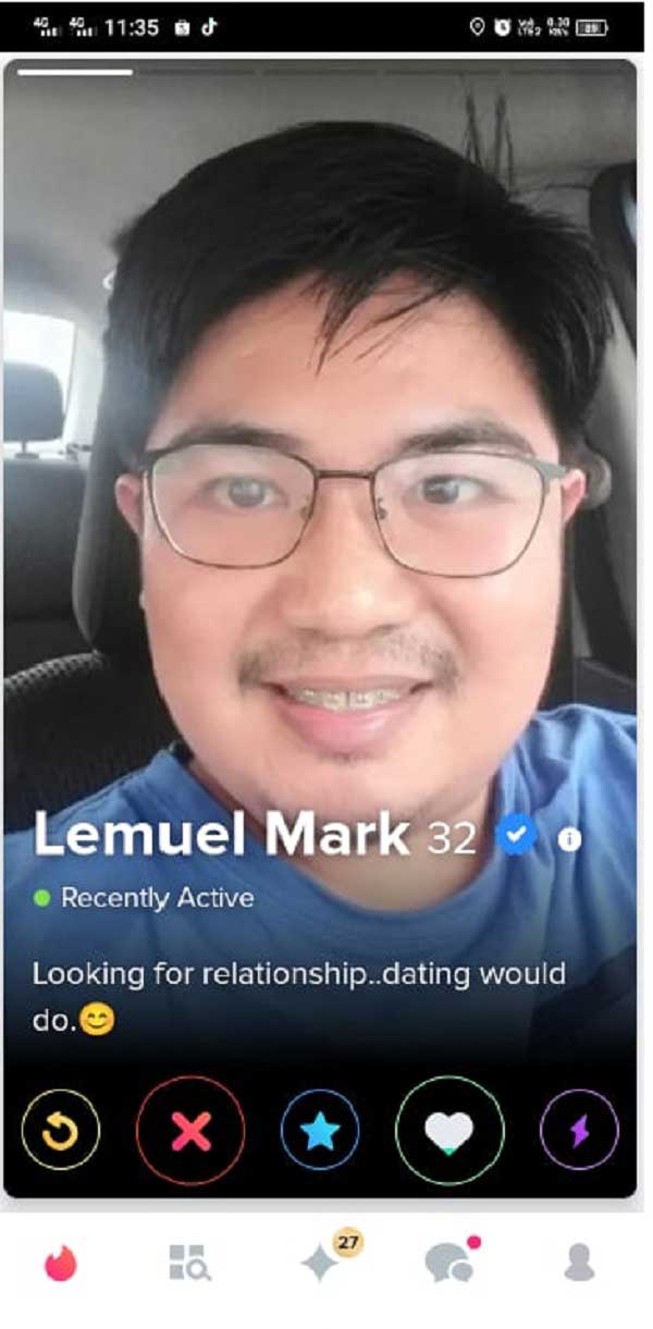 Tinder Bios LemuelMark