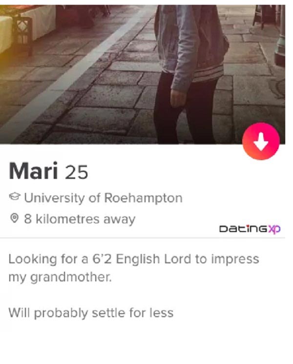 Tinder Bios Mari