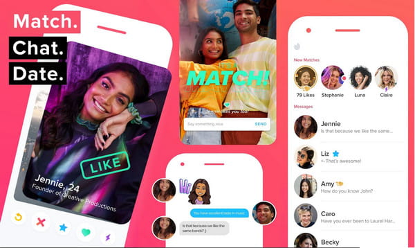 Ứng dụng hẹn hò Tinder HUD