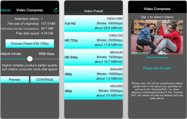 Video Compress Shrink Videos