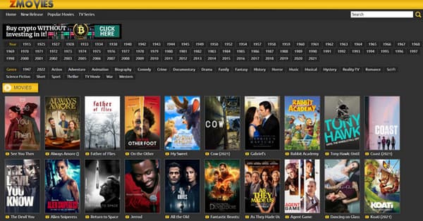 Site ZMovies comme Vumoo