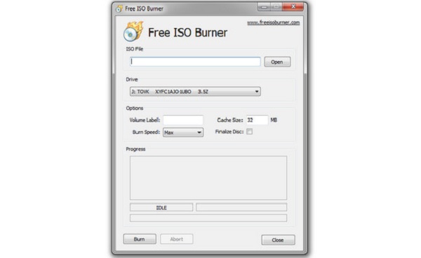 BurnAware gratis program som IMGburn