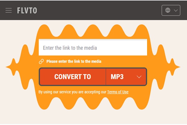 Site Flvto biz como Vid para MP3