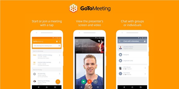 GoToMeeting مكالمة فيديو مجانية عبر الإنترنت
