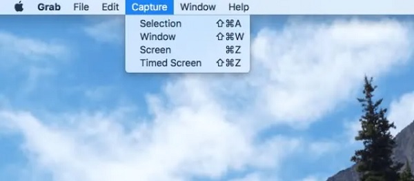Captura de captura do Mac