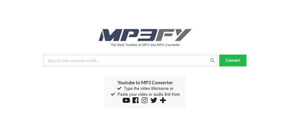 موقع MP3fy مثل Vid إلى MP3