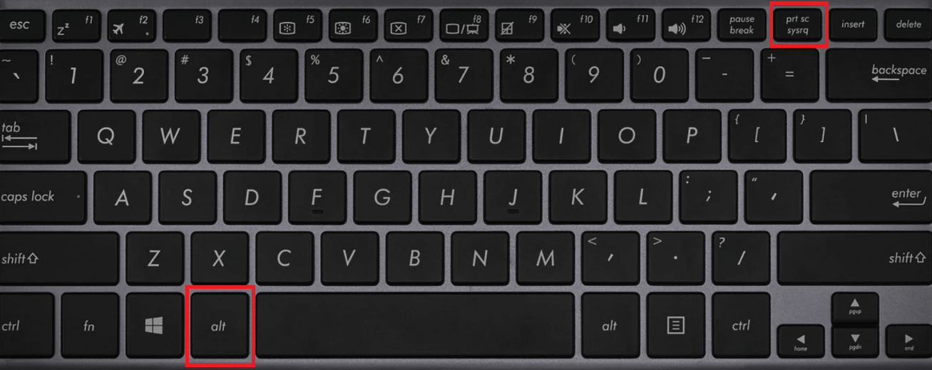 PrintScreen ALT Windows