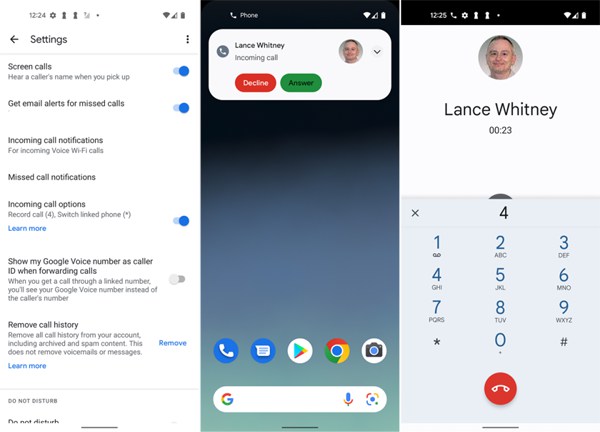 Record Google Voice Call Android