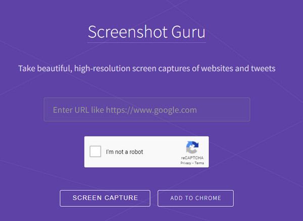 Screenshot Guru Verificar Link