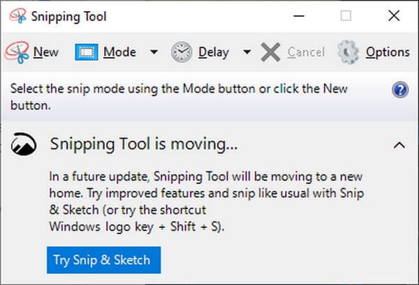 Snipping-työkalu Kuinka ottaa kuvakaappauksia Acer-kannettavalla