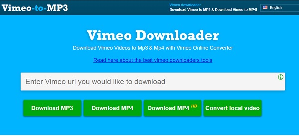 VimetoMP3 stranica poput Vid to Mp3