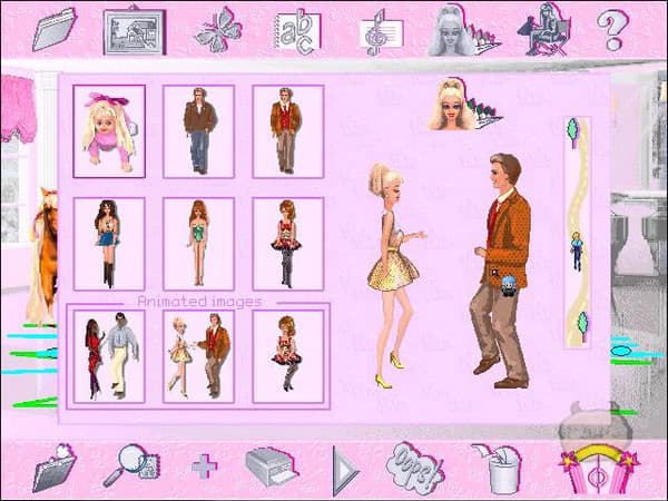 Barbie StoryMaker Barbie Dress Up Game