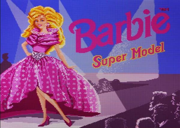 Barbie Süper Model Barbie Giydirme Oyunu