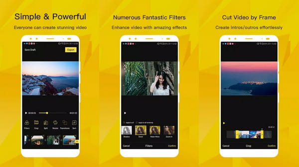 BeeCut Aggiungi audio all'app video