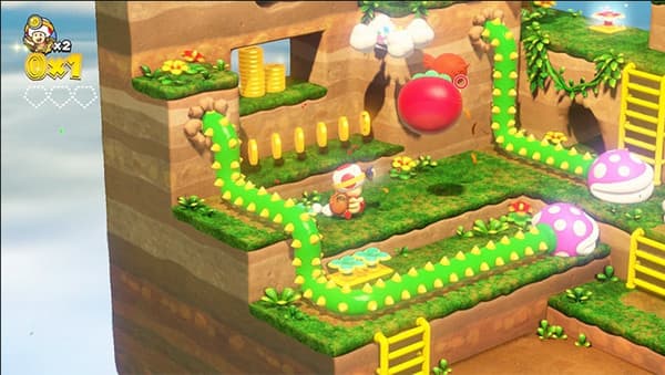 Captain Toad: Treasure Tracker 2인용 게임