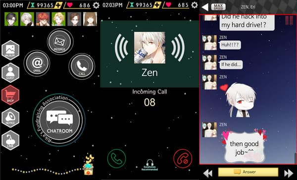 Trò chơi Otome Mystic Messenger