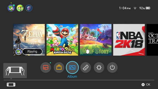 Album di Nintendo Switch