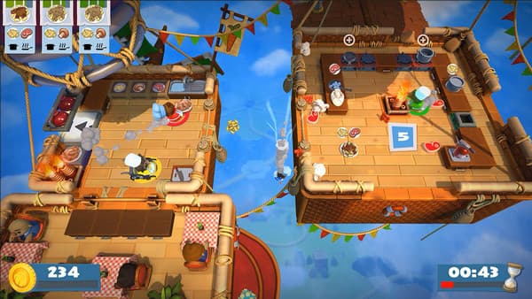 Overcooked 2 Juego de dos jugadores