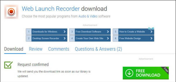 Web Launcher Recorder Download Web Launcher Recorder