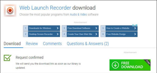 WebLauncherRecorderダウンロードWebLauncherRecorder