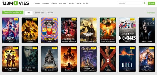 เว็บไซต์ 123Movies ชอบ xMovies8