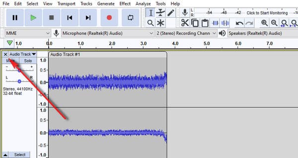 Audacity X Simgesi Mac'te MP3 Kaydı