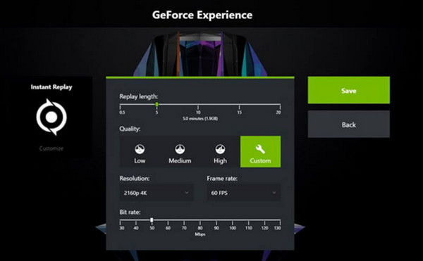 GeForce Overlay Instant Replay
