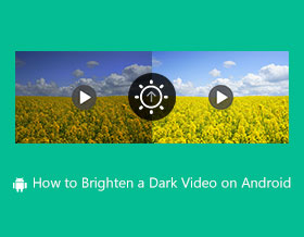 Sådan gør du en mørk video lysere på Android