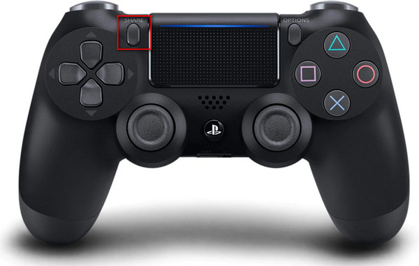 לחצן שיתוף Ps4 הקלט את 30 השניות האחרונות ב-PS4
