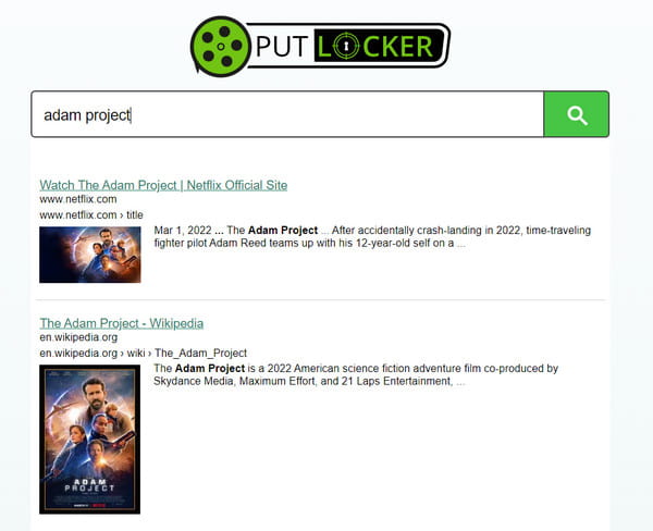 Tapak PutLocker Seperti xMovies8