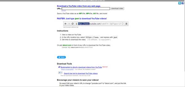 ไซต์ที่ชอบ Savefrom Det URL