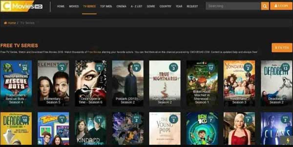 TVMuse CMovies HD 等网站