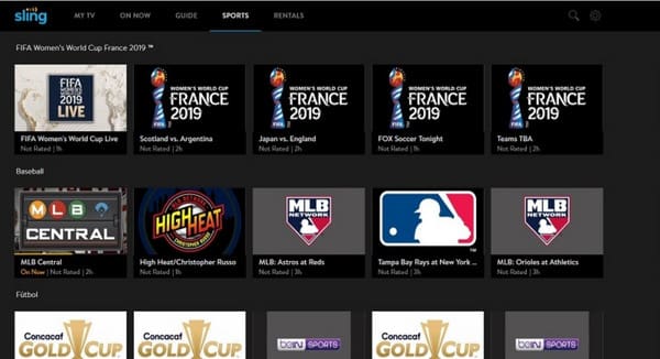 Sling TV FirstRowDeportes