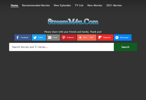 Sito Stream4u come xMovies8