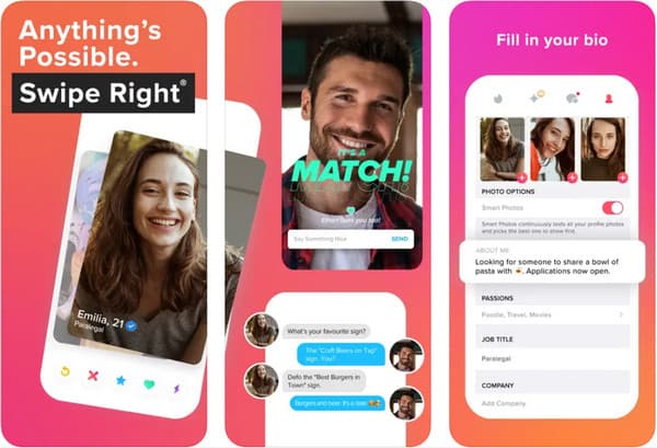 تطبيقات Tinder مثل Grindr