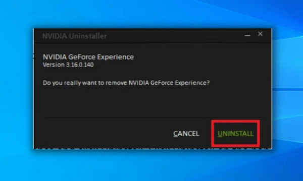 Απεγκατάσταση Εγκαταστήστε ξανά το GeForce