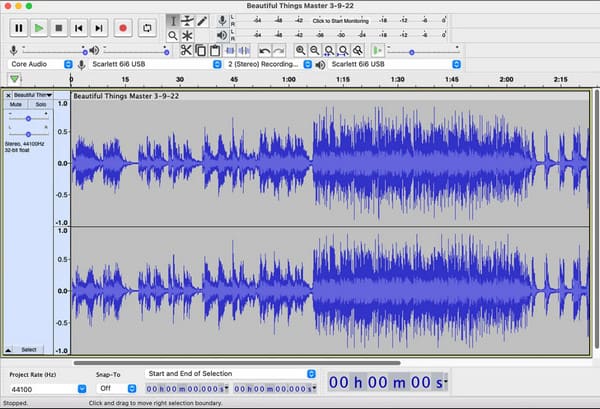 Audacity オーディオ録音ソフトウェア