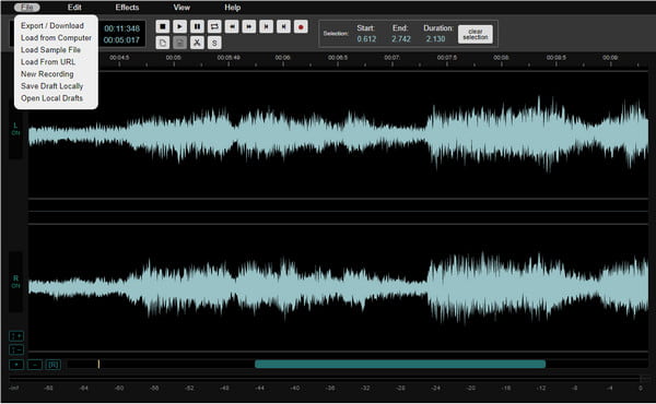 Audio Tool Set Fileksport Hvordan forsinke lyd online