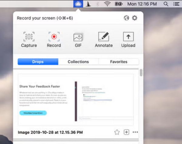 CloudApp スニッピング ツール
