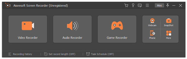 Screen Recorder Interface Aisee