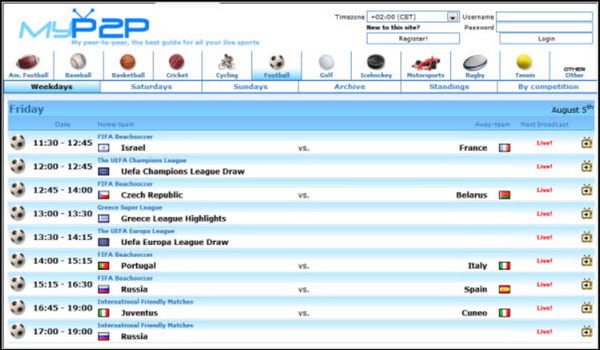 MyP2P CricFree Alternativ