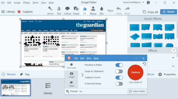 Outil de capture Snagit