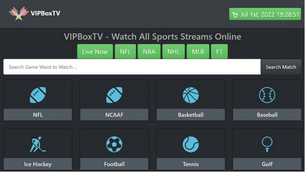 CricFree のような VipBoxTV サイト