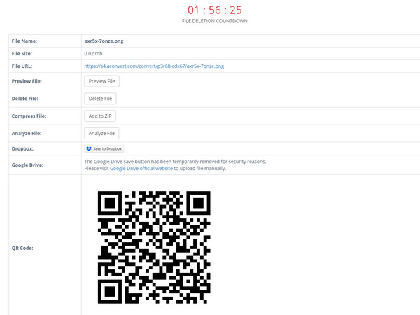 AConverteer QR-code GIF naar APNG