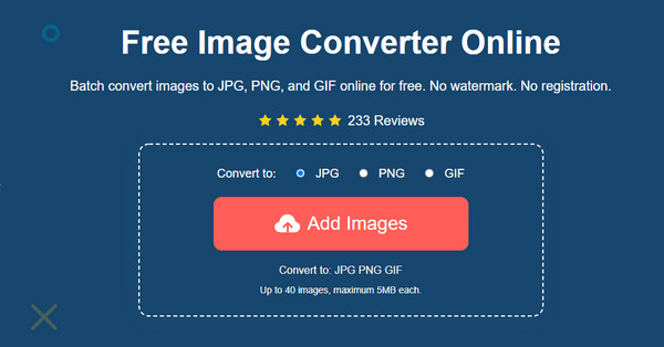 AnyRec Adicionar Imagens Converter GIF para APNG