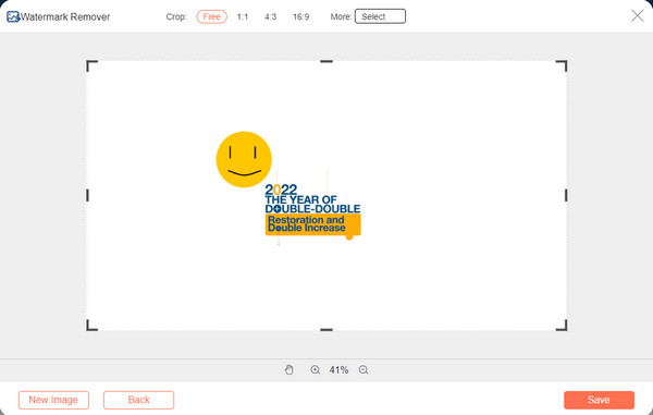 AnyRec Recadrer et enregistrer une image sans Emoji