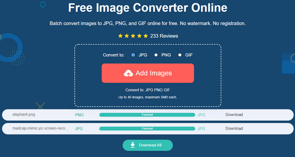 AnyRec Scarica tutto Converti GIF in APNG