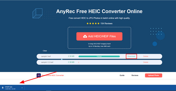 ดาวน์โหลด AnyRec รูปภาพ HEIF คืออะไร