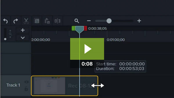 Camtasia Trim-opptak Ta opp et webinar